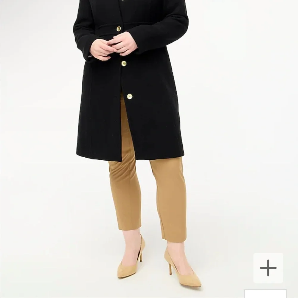 J. Crew Factory Women's Magenta Wool Pea Coat - Picture 5 of 8